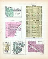 Silver Lake, Auburn, Kilmer, Richland, Kingston, Rossville, Kansas State Atlas 1887